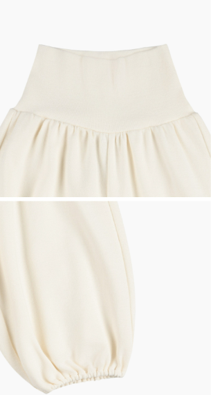 UBMOM Bebe blanc aladdin pants