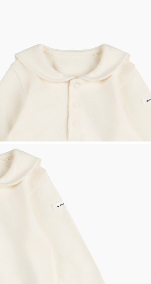 UBMOM Bebe blanc sailor bodysuit