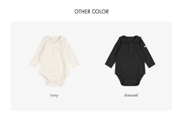 UBMOM Bebe blanc sailor bodysuit