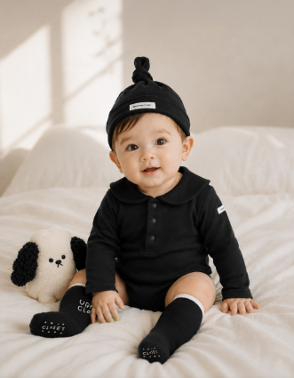 UBMOM Bebe blanc sailor bodysuit