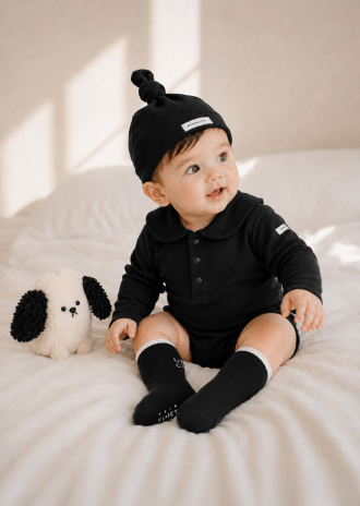 UBMOM Bebe blanc sailor bodysuit