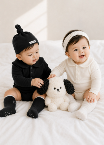 UBMOM Bebe blanc sailor bodysuit