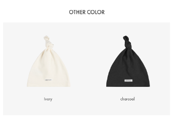 UBMOM Bebe blanc beanie