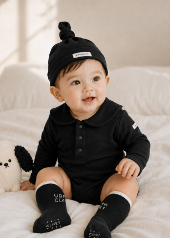 UBMOM Bebe blanc beanie