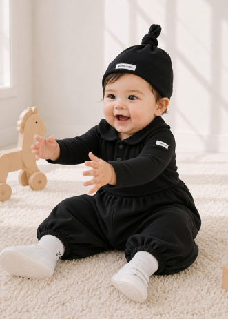 UBMOM Bebe blanc beanie