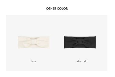 UBMOM Bebe blanc hair band