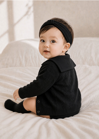 UBMOM Bebe blanc hair band