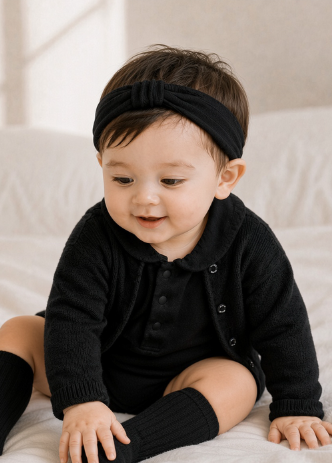 UBMOM Bebe blanc hair band