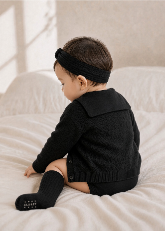 UBMOM Bebe blanc hair band