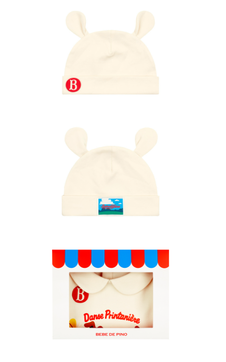 BEBE DE PINO Schnauzer newborn overall set