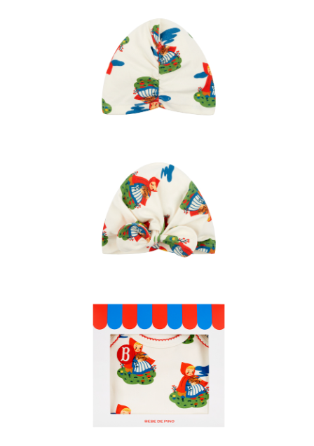 BEBE DE PINO All over garden girl baby bodysuit set