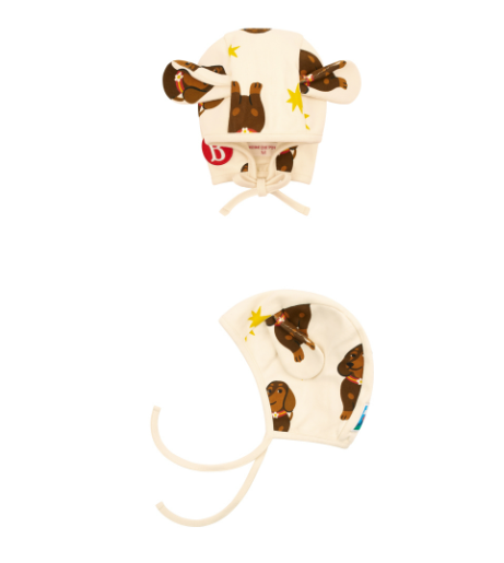 BEBE DE PINO All over dachshund baby bodysuit set