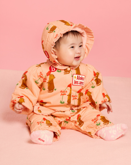 BEBE DE PINO Parisien pink newborn socks set