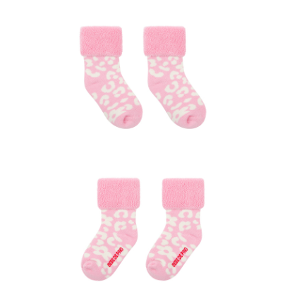 BEBE DE PINO Parisien pink newborn socks set