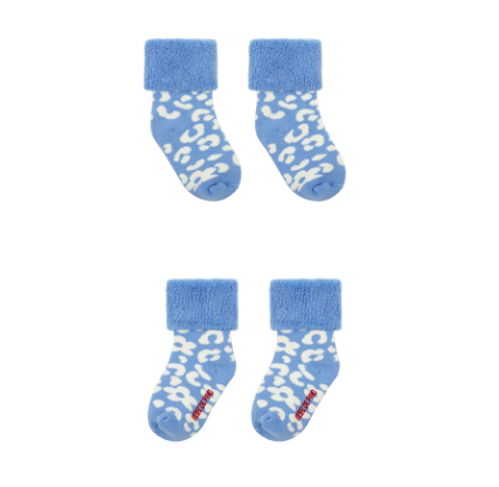 BEBE DE PINO Parisien blue newborn socks set