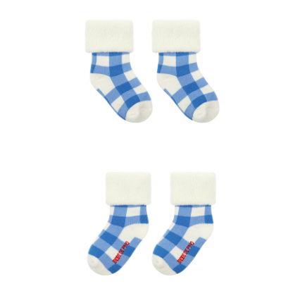 BEBE DE PINO Parisien blue newborn socks set
