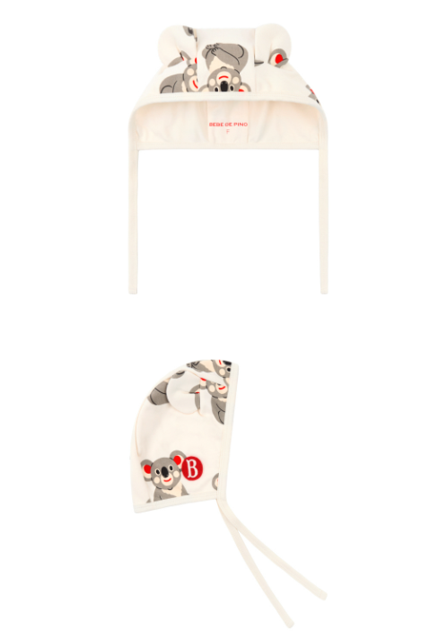 BEBE DE PINO All over koala newborn overall set