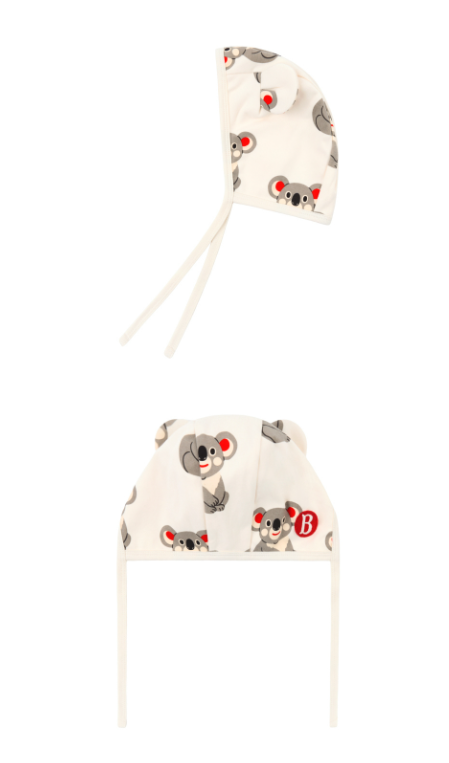 BEBE DE PINO All over koala newborn overall set