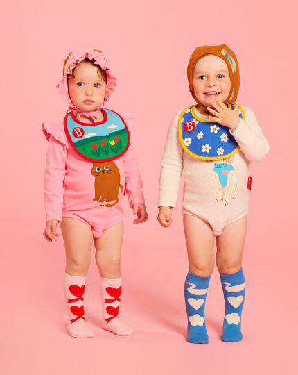 BEBE DE PINO Parisien baby bib set