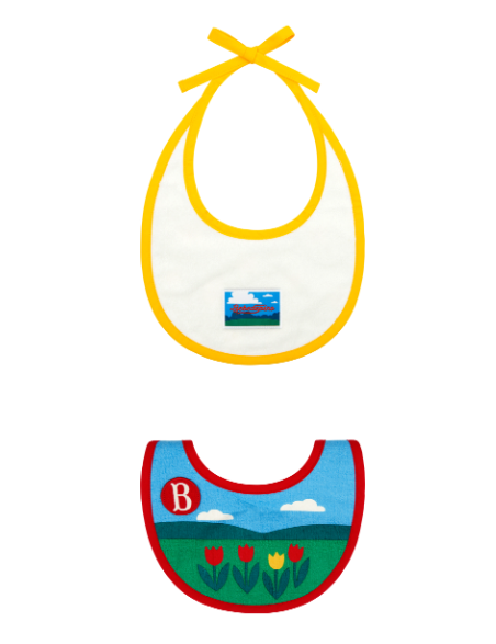 BEBE DE PINO Parisien baby bib set
