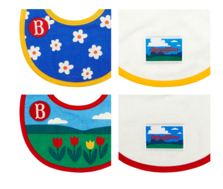 BEBE DE PINO Parisien baby bib set
