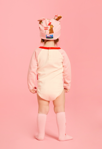 BEBE DE PINO All over squirrel baby bodysuit set