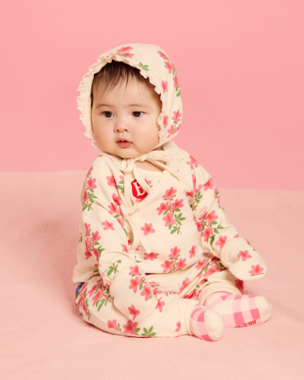 BEBE DE PINO All over azalea newborn set