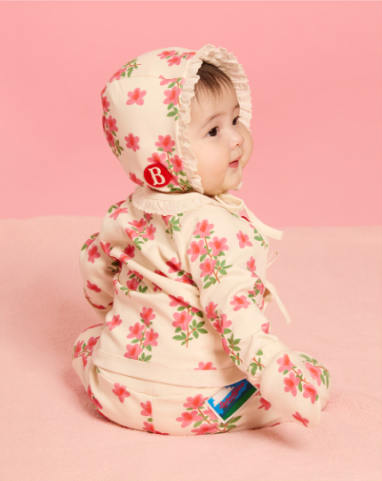 BEBE DE PINO All over azalea newborn set