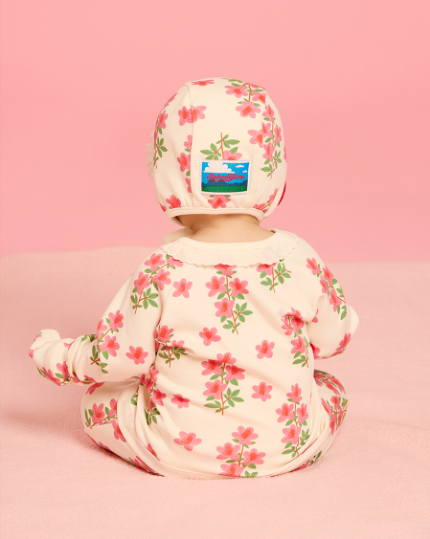 BEBE DE PINO All over azalea newborn set