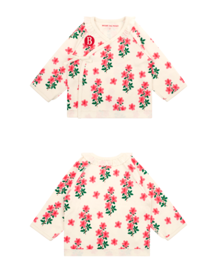 BEBE DE PINO All over azalea newborn set