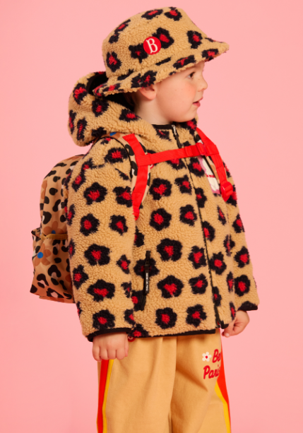 BEBE DE PINO All over leopard persian cat backpack
