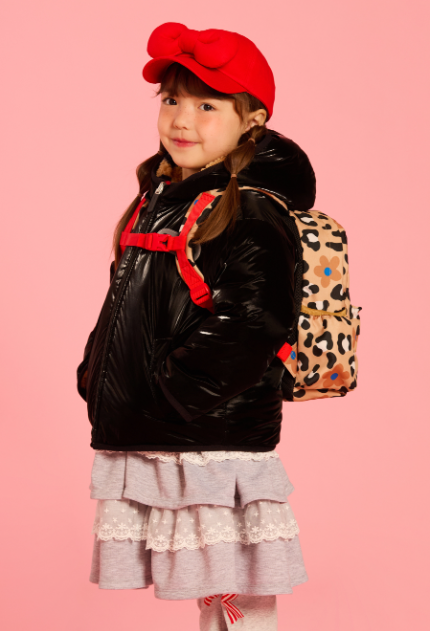 BEBE DE PINO All over leopard persian cat backpack