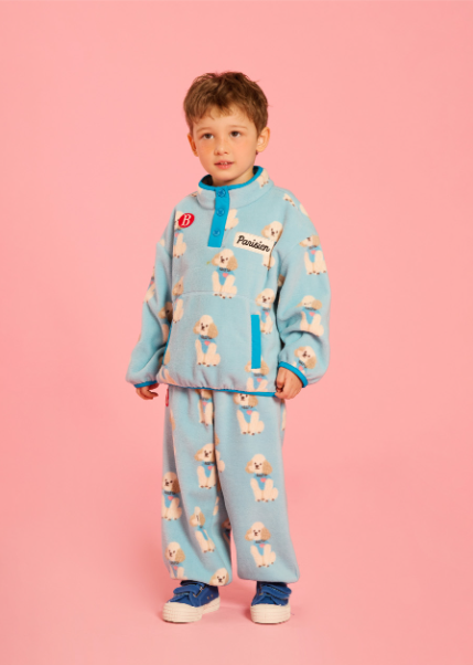 BEBE DE PINO All over poodle fleece sweatpants