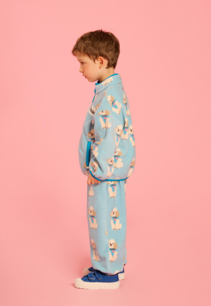 BEBE DE PINO All over poodle fleece sweatpants