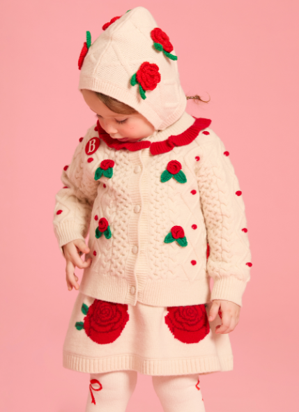 BEBE DE PINO Rose suspender dress