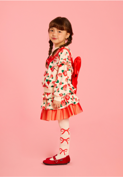 BEBE DE PINO Bebedepino ribbon tights and socks set