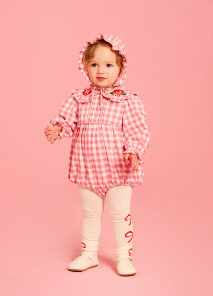 BEBE DE PINO Bebedepino ribbon tights and socks set
