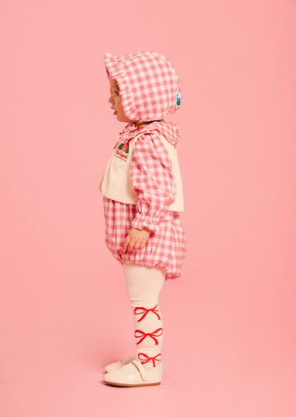 BEBE DE PINO Bebedepino ribbon tights and socks set