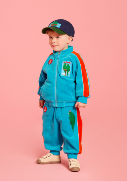 BEBE DE PINO Parrot color block camp cap