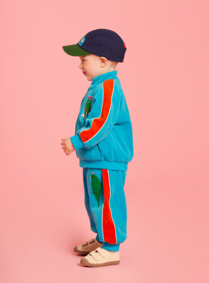 BEBE DE PINO Parrot color block camp cap