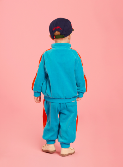 BEBE DE PINO Parrot color block camp cap
