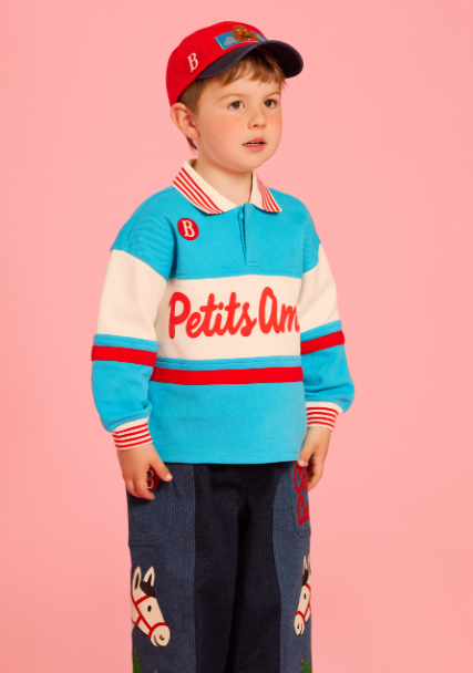 BEBE DE PINO Coker spaniel color block camp cap