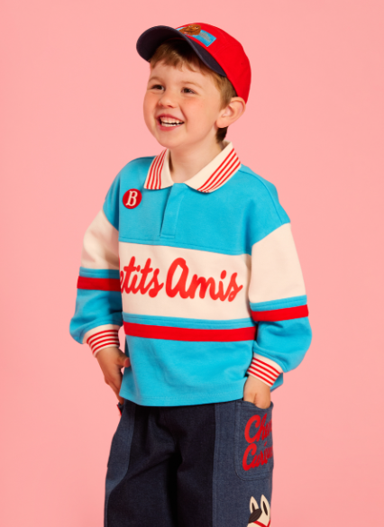 BEBE DE PINO Coker spaniel color block camp cap