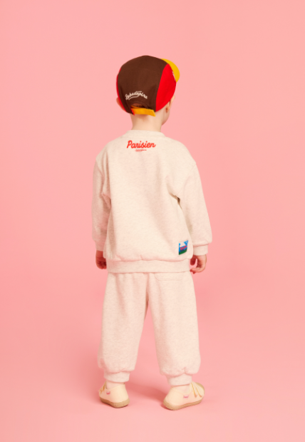 BEBE DE PINO Parisien color block camp cap