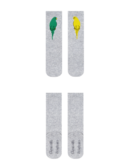 BEBE DE PINO Parrot knee socks