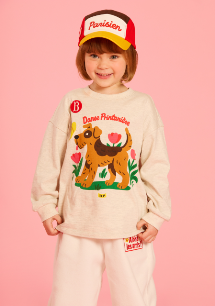 BEBE DE PINO Schnauzer long sleeve tee