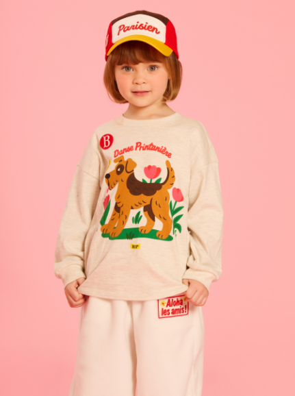 BEBE DE PINO Schnauzer long sleeve tee