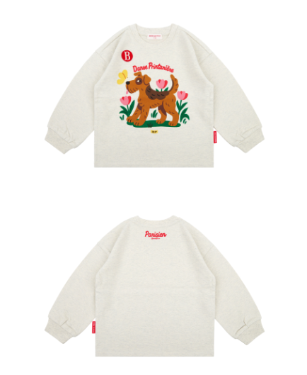 BEBE DE PINO Schnauzer long sleeve tee
