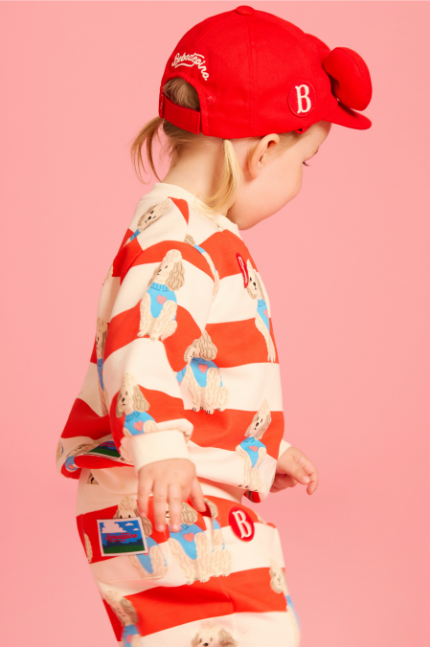 BEBE DE PINO Bebedepino big ribbon ball cap