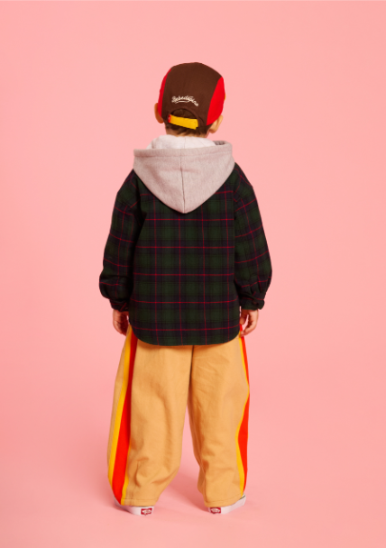 BEBE DE PINO Parisien color block tapered fit pants